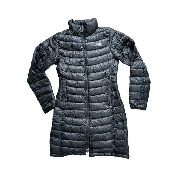 The North Face Women's XS 700 Down Gotham Long Puffer Coat Black Warm - Picture 1 of 9